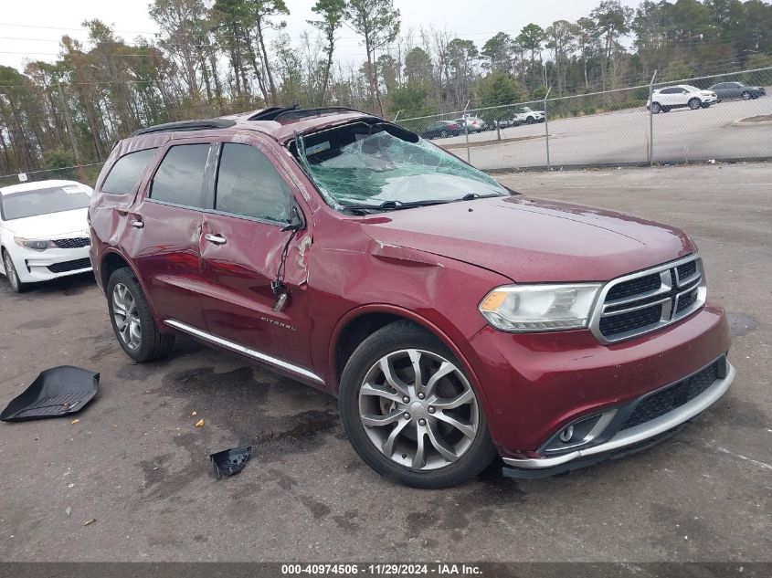 VIN 1C4SDHET4JC228596 2018 Dodge Durango, Citadel A... no.1