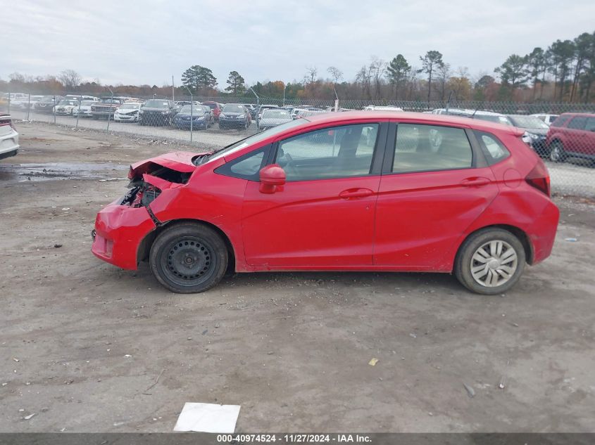 2016 Honda Fit Lx VIN: JHMGK5H56GX024566 Lot: 40974524