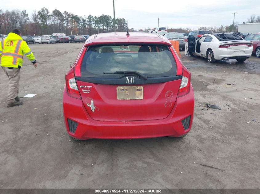 2016 Honda Fit Lx VIN: JHMGK5H56GX024566 Lot: 40974524