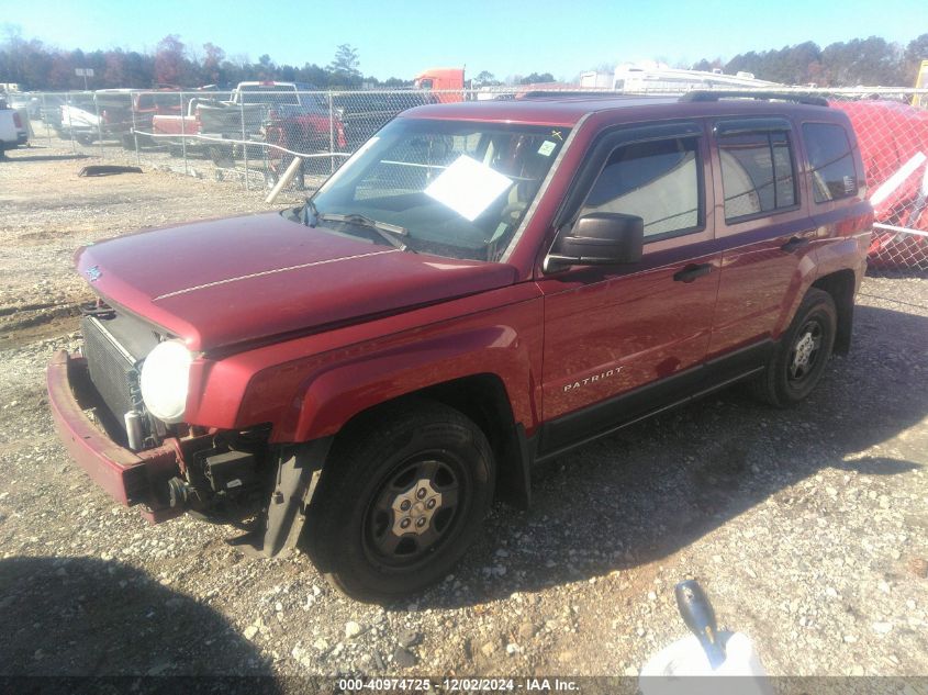 VIN 1C4NJPBB0ED869921 2014 JEEP PATRIOT no.2