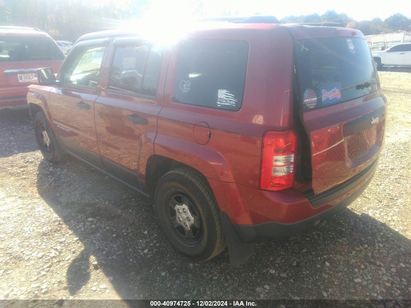 VIN 1C4NJPBB0ED869921 2014 JEEP PATRIOT no.3