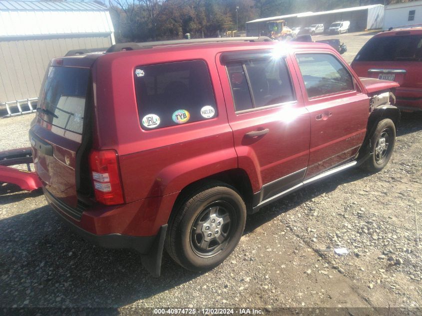 VIN 1C4NJPBB0ED869921 2014 JEEP PATRIOT no.4