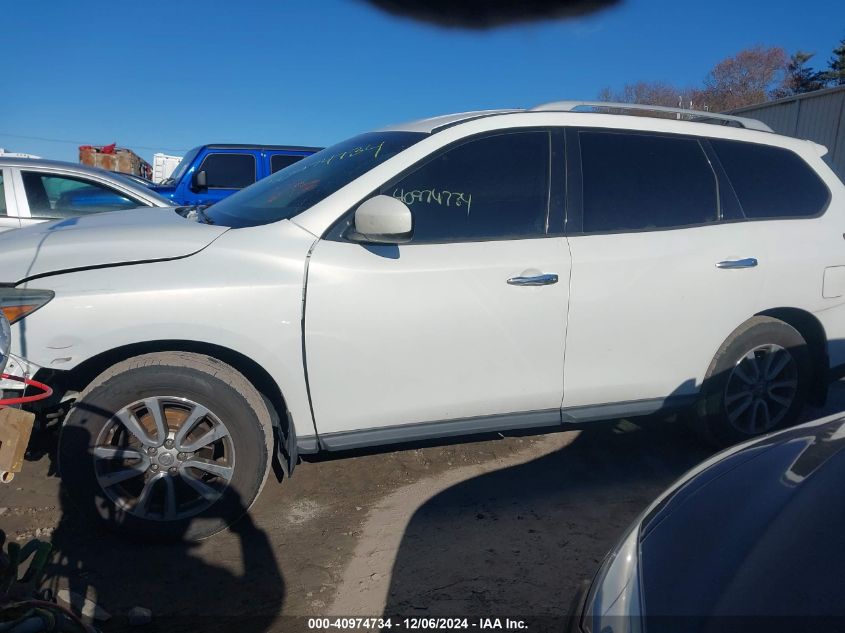 2014 Nissan Pathfinder Sv VIN: 5N1AR2MM0EC730799 Lot: 40974734