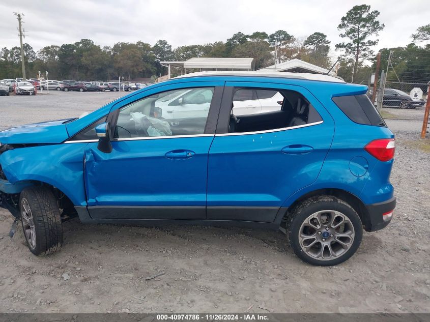 2018 Ford Ecosport Titanium VIN: MAJ6P1WL6JC161536 Lot: 40974786