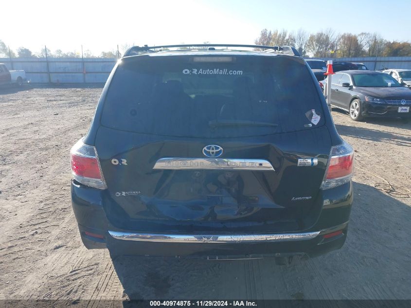 VIN JTEDC3EH6D2011373 2013 Toyota Highlander, Hybri... no.16