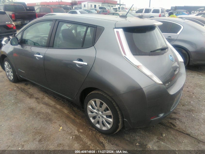 VIN 1N4AZ0CP9FC312950 2015 Nissan Leaf, S no.3