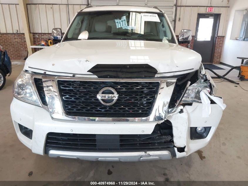 2017 Nissan Armada Platinum VIN: JN8AY2NE3H9703679 Lot: 40974968