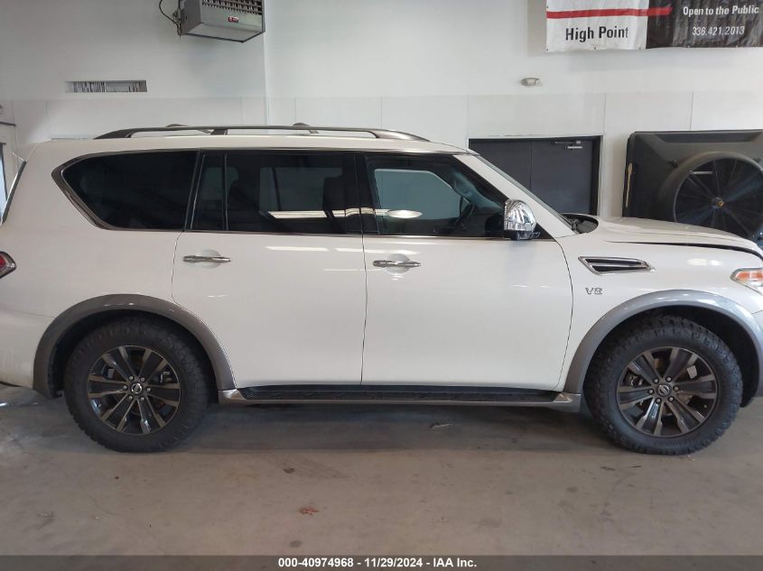 2017 Nissan Armada Platinum VIN: JN8AY2NE3H9703679 Lot: 40974968