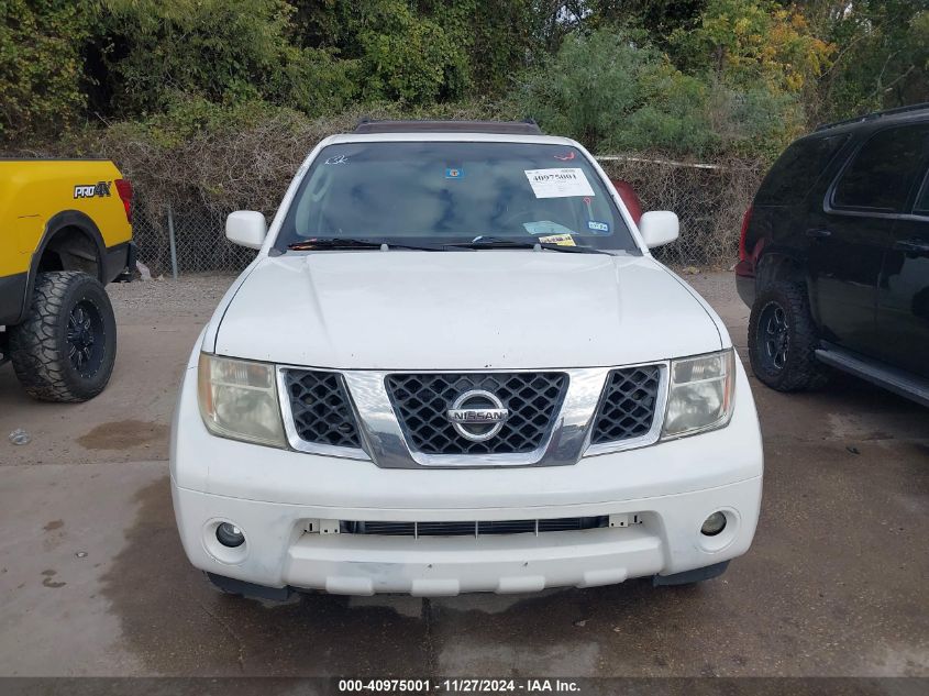 2006 Nissan Pathfinder Se VIN: 5N1AR18U96C659124 Lot: 40975001