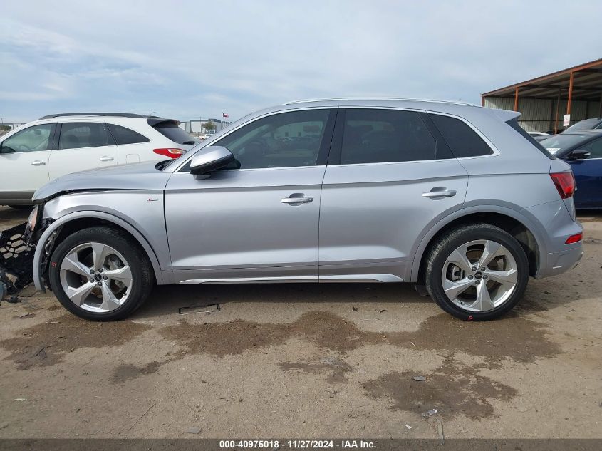 2022 Audi Q5 Premium Plus 45 Tfsi S Line Quattro S Tronic VIN: WA1EAAFY4N2103031 Lot: 40975018