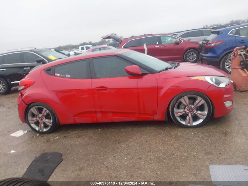 2012 Hyundai Veloster Base W/Gray VIN: KMHTC6AD4CU041474 Lot: 40975119