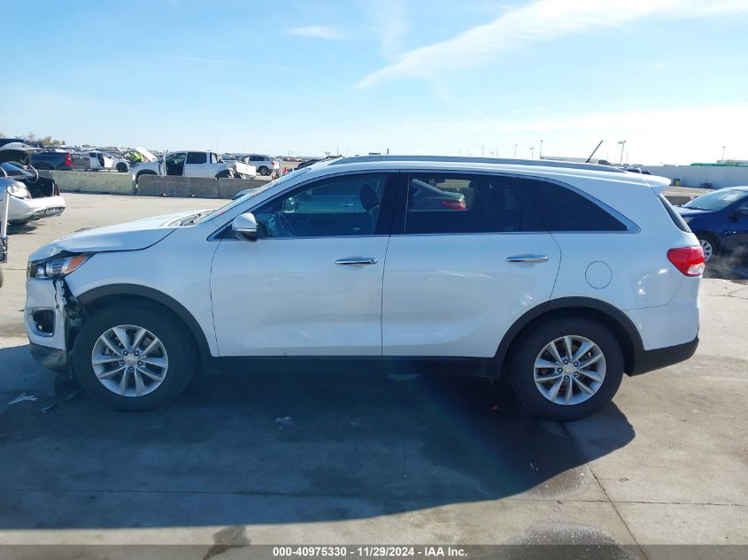 2017 Kia Sorento 3.3L Lx VIN: 5XYPG4A57HG217076 Lot: 40975330