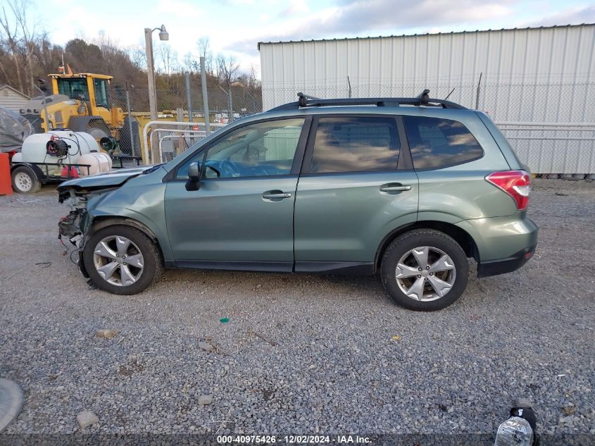 2015 Subaru Forester 2.5I Premium VIN: JF2SJADC0FH503250 Lot: 40975426