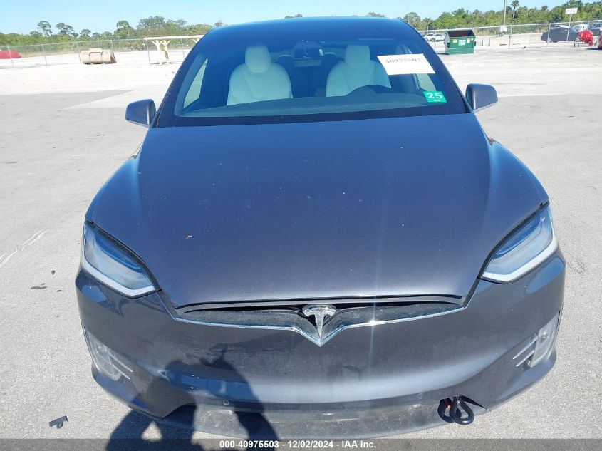 2021 Tesla Model X Performance Dual Motor All-Wheel Drive VIN: 5YJXCBE46MF324509 Lot: 40975503