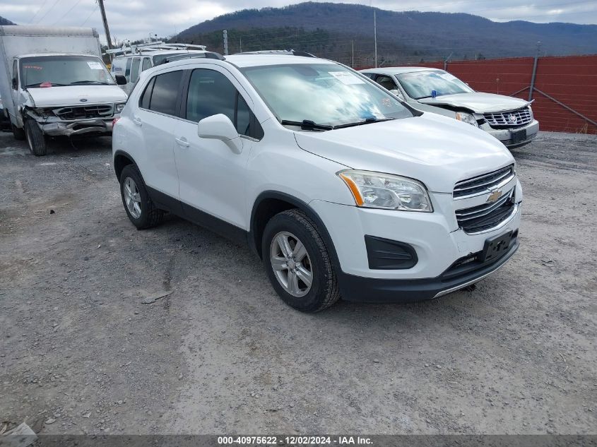 VIN 3GNCJRSBXFL253536 2015 Chevrolet Trax, LT no.1