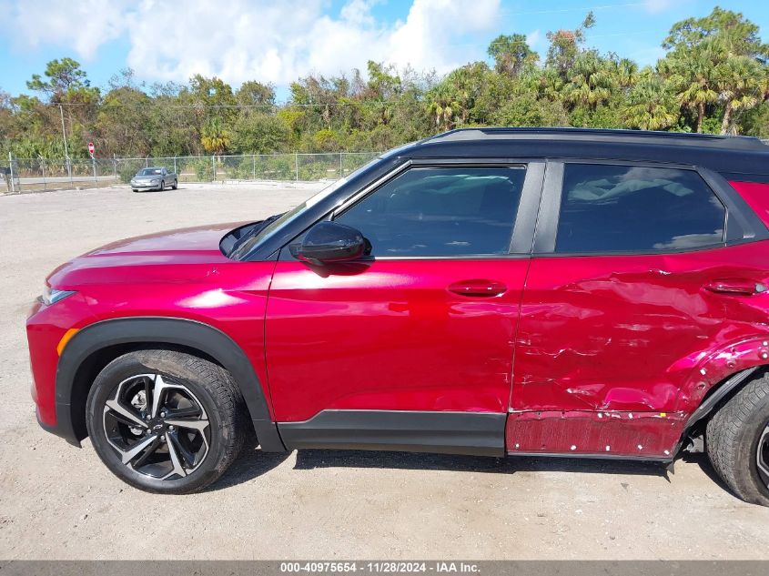 2021 Chevrolet Trailblazer Fwd Rs VIN: KL79MTSL4MB147143 Lot: 40975654