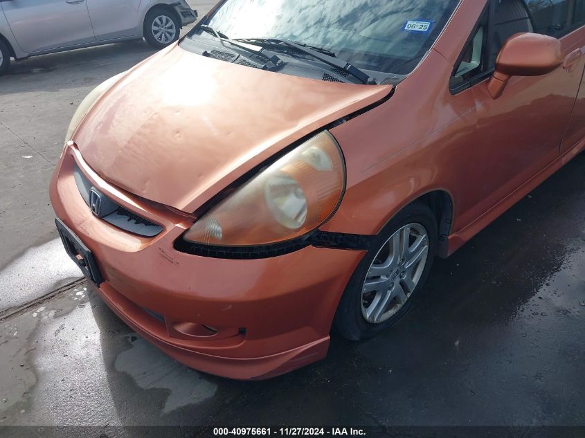 2008 Honda Fit Sport VIN: JHMGD38638S053514 Lot: 40975661