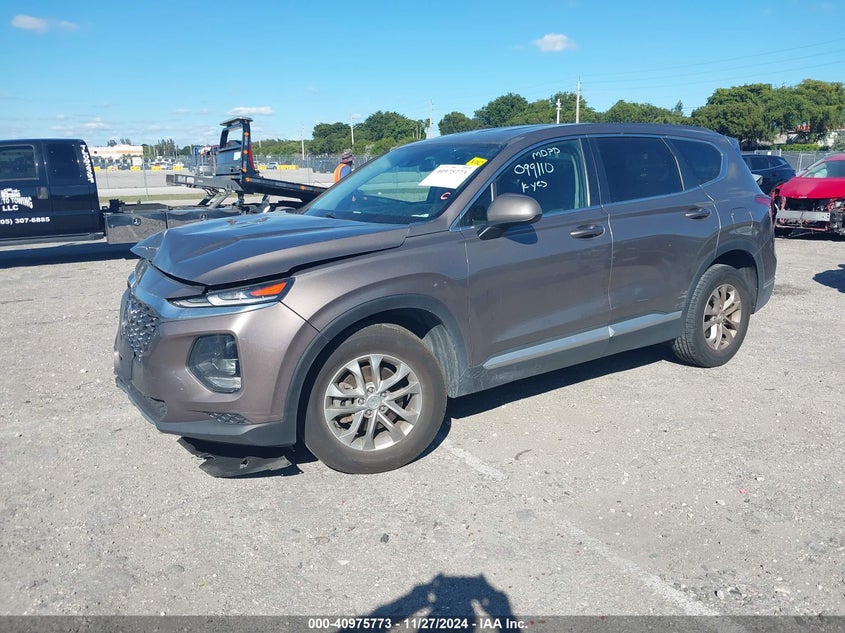 VIN 5NMS23AD4KH099110 2019 HYUNDAI SANTA FE SE