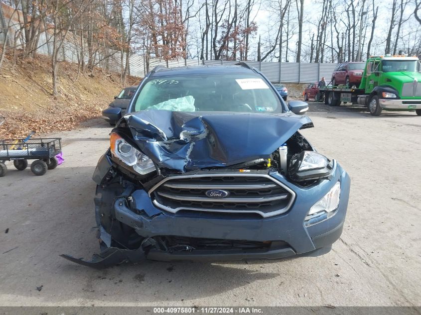 2022 Ford Ecosport Se VIN: MAJ6S3GL8NC462470 Lot: 40975801