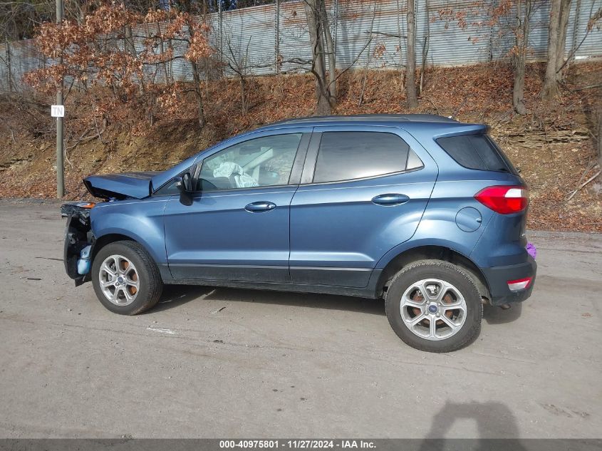 2022 Ford Ecosport Se VIN: MAJ6S3GL8NC462470 Lot: 40975801