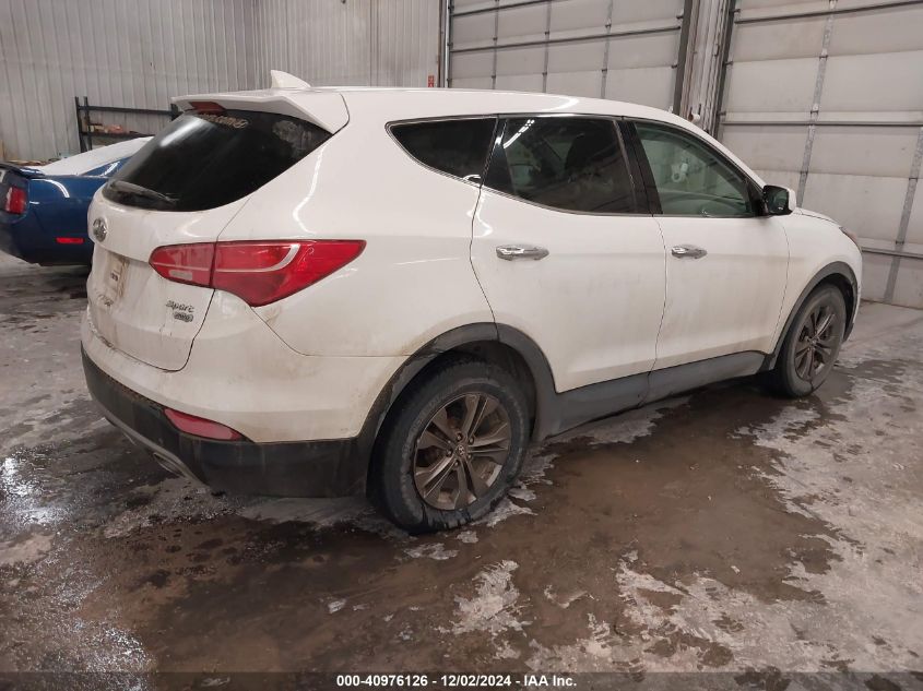 VIN 5XYZTDLB8EG175679 2014 HYUNDAI SANTA FE SPORT no.4