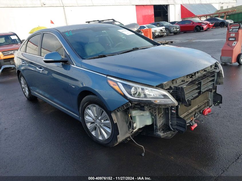 VIN KMHE24L17GA040782 2016 Hyundai Sonata, Hybrid SE no.1