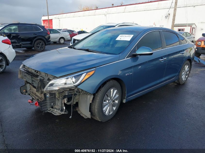 VIN KMHE24L17GA040782 2016 Hyundai Sonata, Hybrid SE no.2