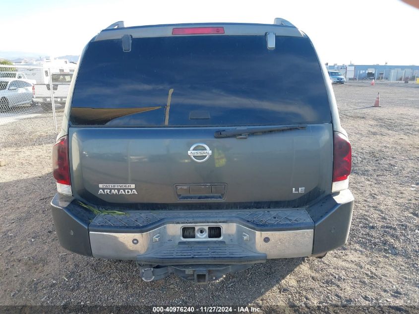 2004 Nissan Pathfinder Armada Le VIN: 5N1AA08B44N705346 Lot: 40976240