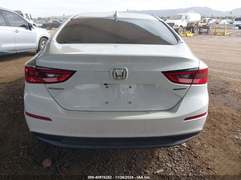 2019 Honda Insight Ex VIN: 19XZE4F57KE006312 Lot: 40976252