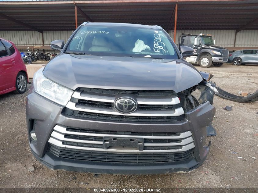 2019 TOYOTA HIGHLANDER SE/XLE - 5TDJZRFH4KS585063