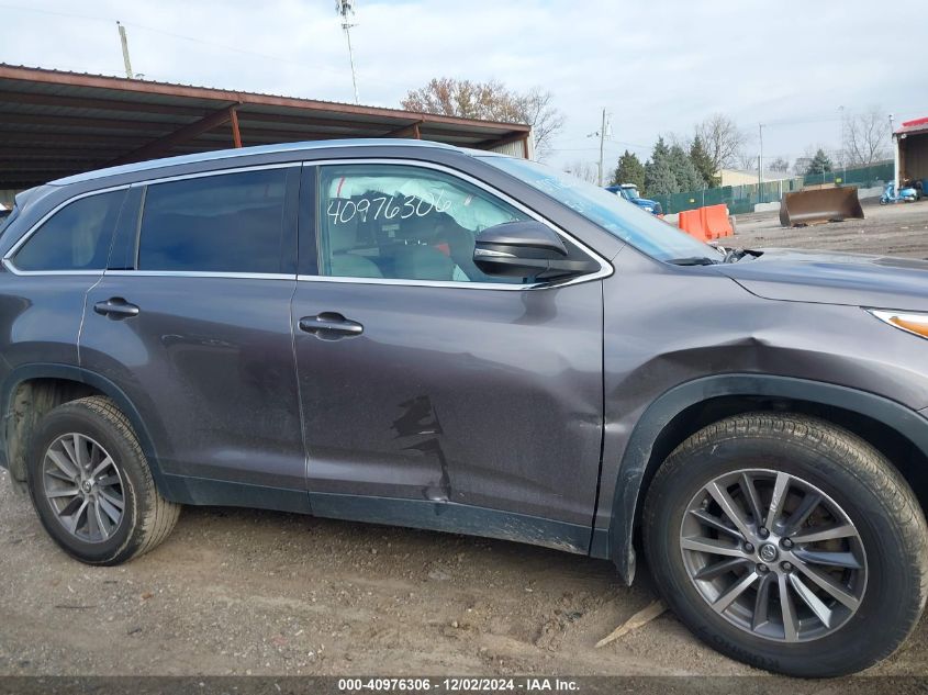 2019 TOYOTA HIGHLANDER SE/XLE - 5TDJZRFH4KS585063