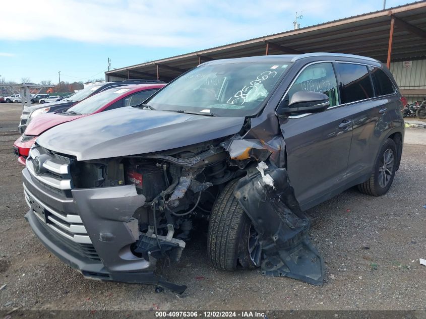 2019 TOYOTA HIGHLANDER SE/XLE - 5TDJZRFH4KS585063
