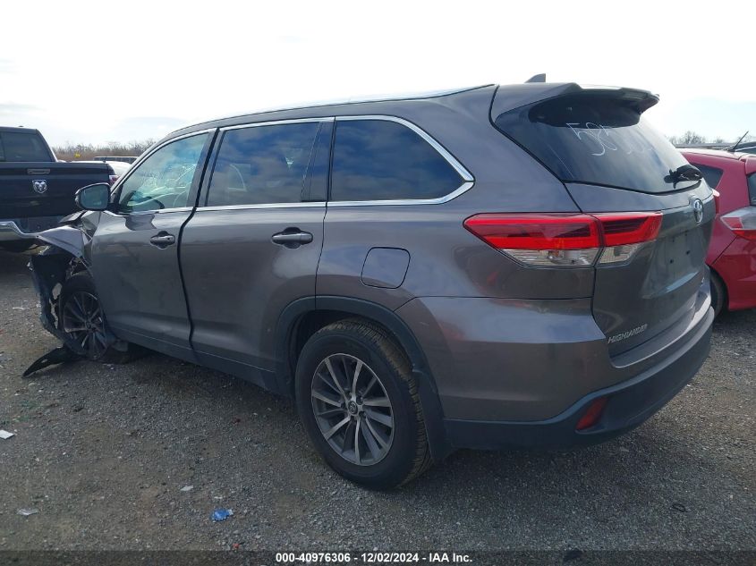 2019 TOYOTA HIGHLANDER SE/XLE - 5TDJZRFH4KS585063