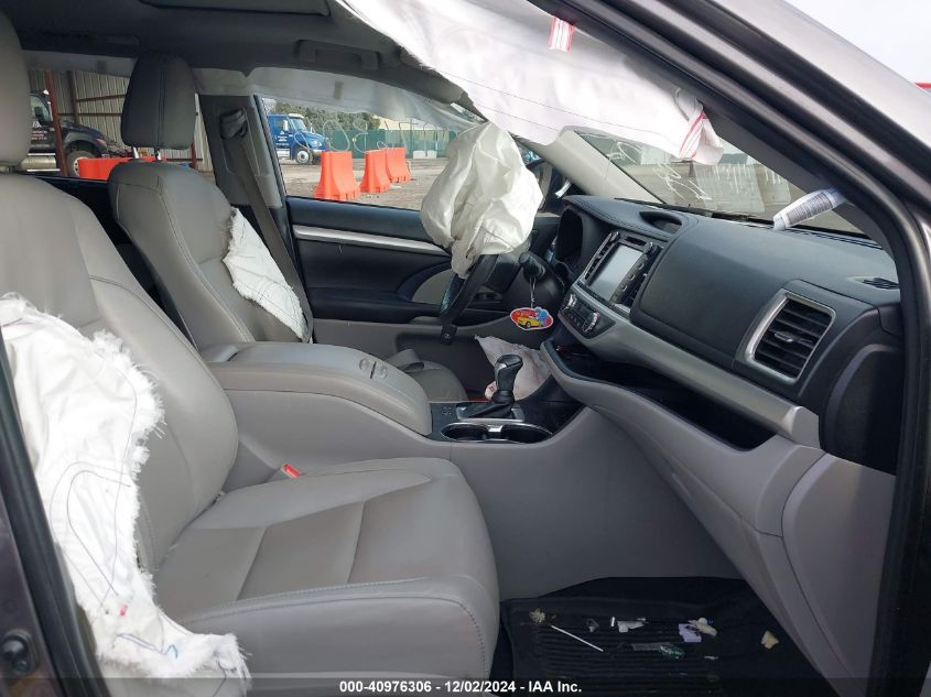 2019 TOYOTA HIGHLANDER SE/XLE - 5TDJZRFH4KS585063