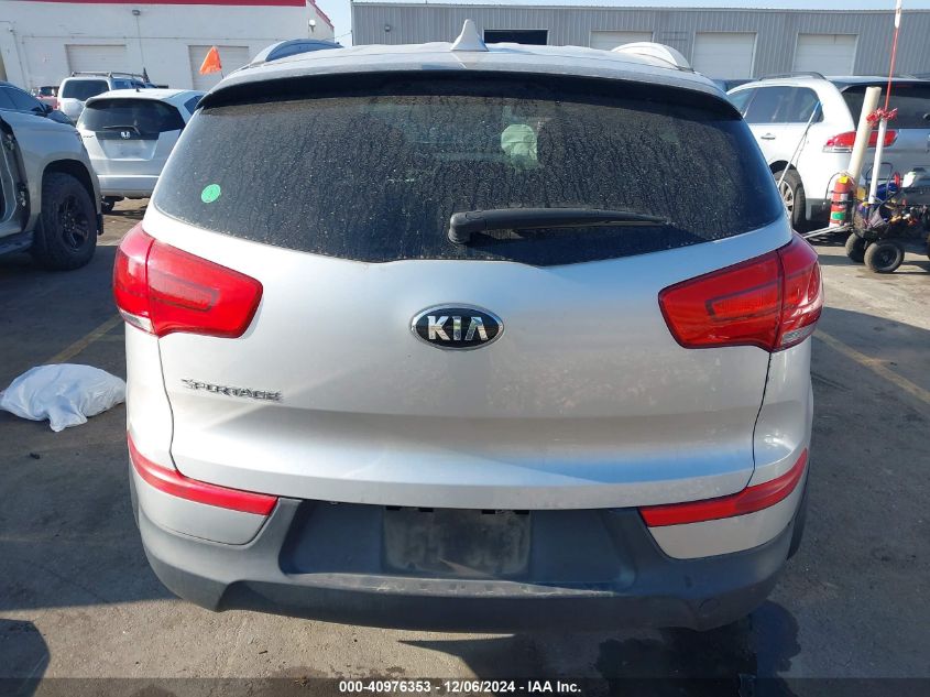 2015 Kia Sportage Lx VIN: KNDPB3AC2F7760210 Lot: 40976353