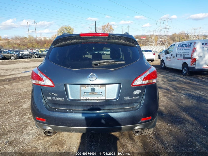 2014 Nissan Murano Sl VIN: JN8AZ1MW8EW533415 Lot: 40976401