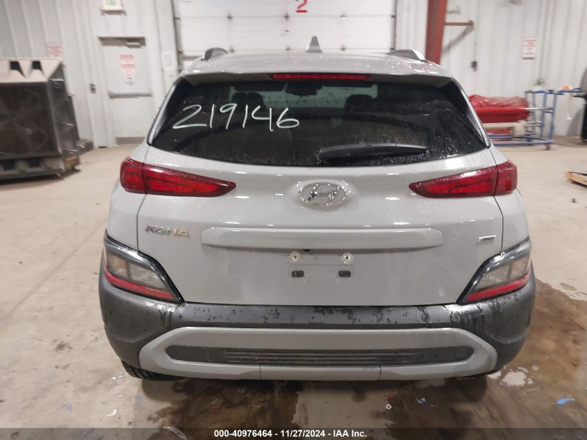 2023 Hyundai Kona Sel VIN: KM8K6CAB5PU980994 Lot: 40976464