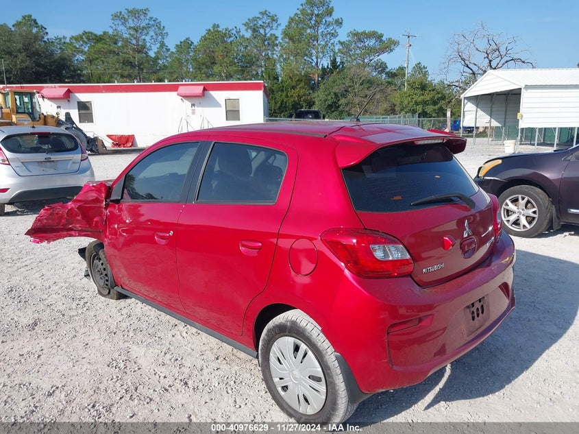 VIN ML32A3HJ3JH010628 2018 MITSUBISHI MIRAGE ES
