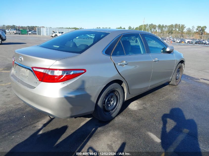 VIN 4T1BF1FK8GU165993 2016 Toyota Camry, LE no.4