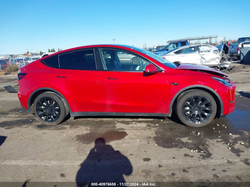 VIN 5YJYGAEE5MF150573 2021 TESLA MODEL Y no.12