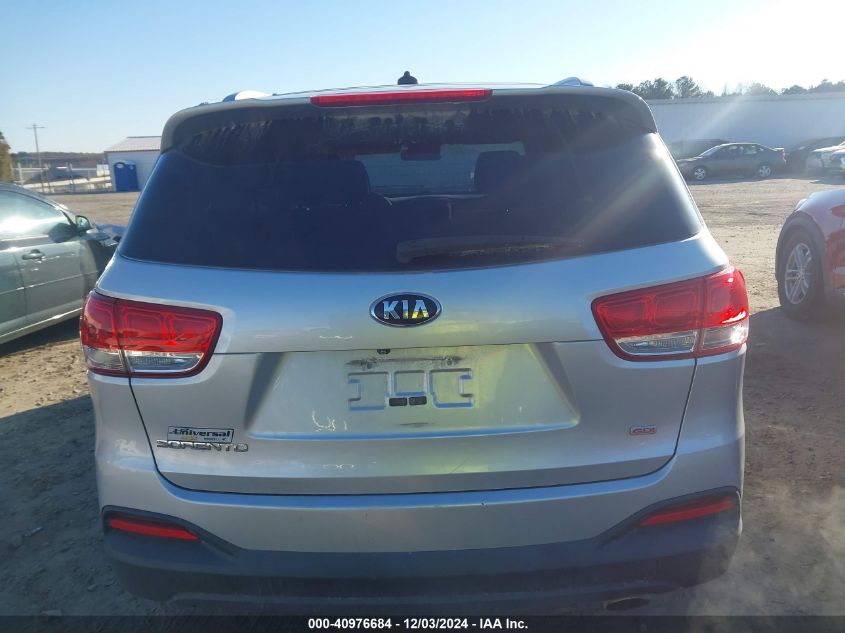 2016 Kia Sorento 2.4L Lx VIN: 5XYPGDA35GG088185 Lot: 40976684