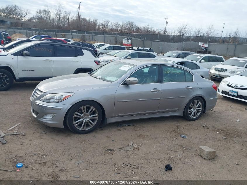 2012 Hyundai Genesis 3.8 VIN: KMHGC4DD9CU181618 Lot: 40976730