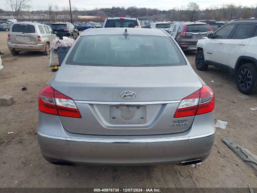 2012 Hyundai Genesis 3.8 VIN: KMHGC4DD9CU181618 Lot: 40976730