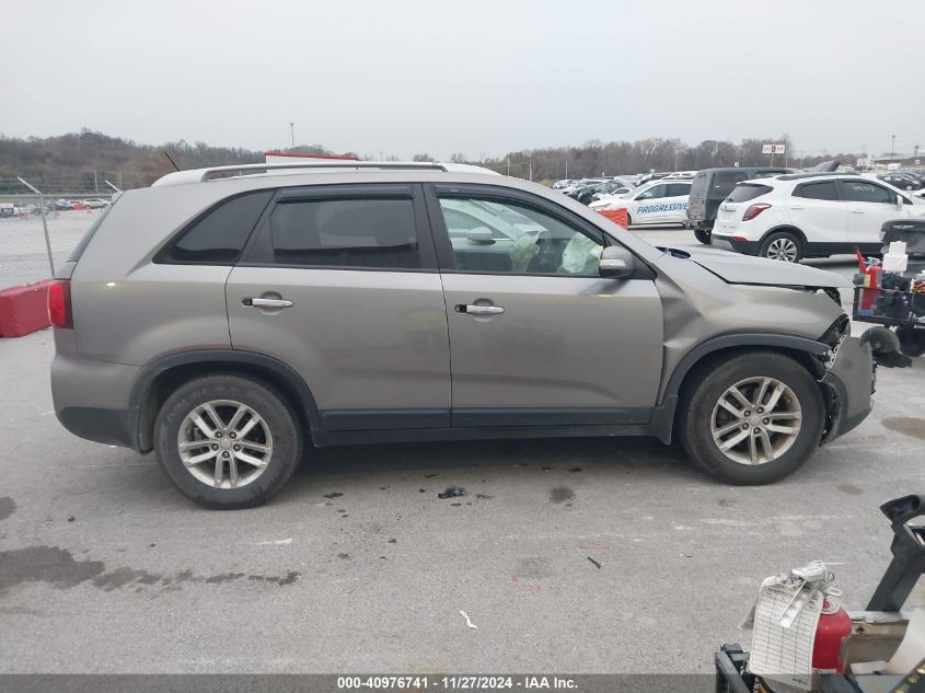 2014 Kia Sorento Lx VIN: 5XYKT3A60EG524612 Lot: 40976741