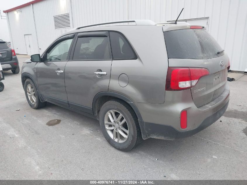 VIN 5XYKT3A60EG524612 2014 KIA Sorento, LX no.3