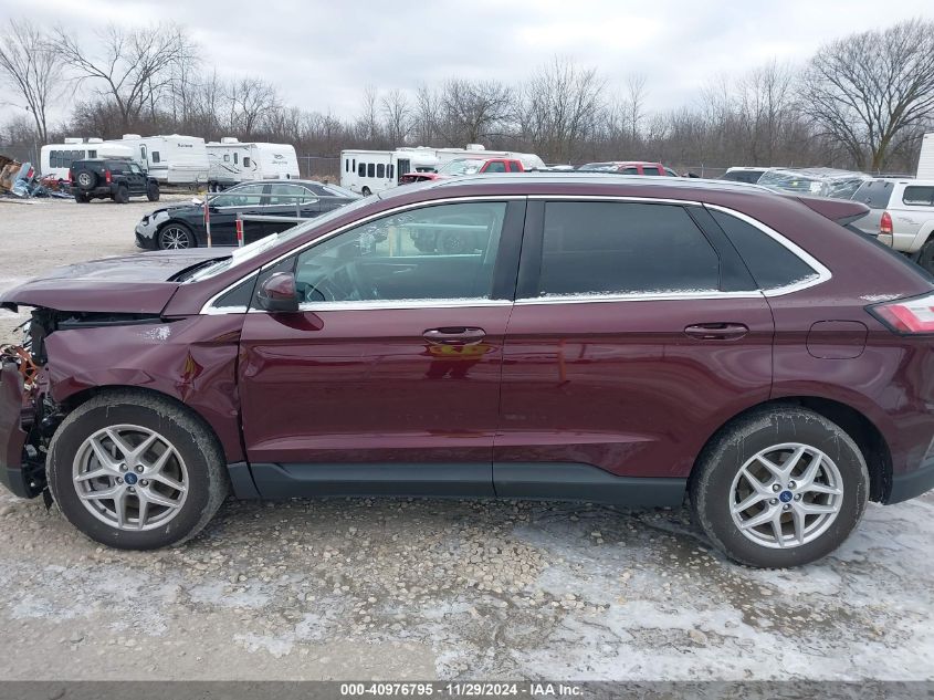 VIN 2FMPK4J97MBA59396 2021 Ford Edge, Sel no.14