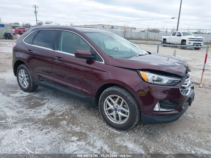 VIN 2FMPK4J97MBA59396 2021 Ford Edge, Sel no.1