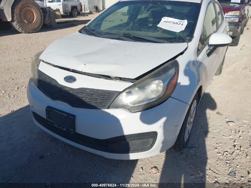 2012 Kia Rio Lx VIN: KNADM4A33C6085033 Lot: 40976824