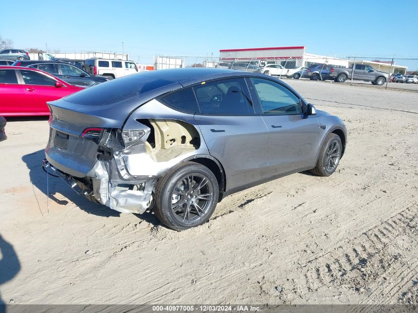 2024 Tesla Model Y Long Range Dual Motor All-Wheel Drive/Rwd VIN: 7SAYGDED5RA327347 Lot: 40977005