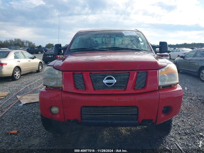 2008 Nissan Titan Pro-4X VIN: 1N6AA06C58N305136 Lot: 40977018